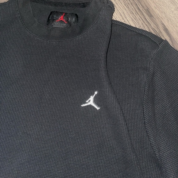 Jordan Black Shirt with Red Logo (barely worn) - Picture 4 of 4